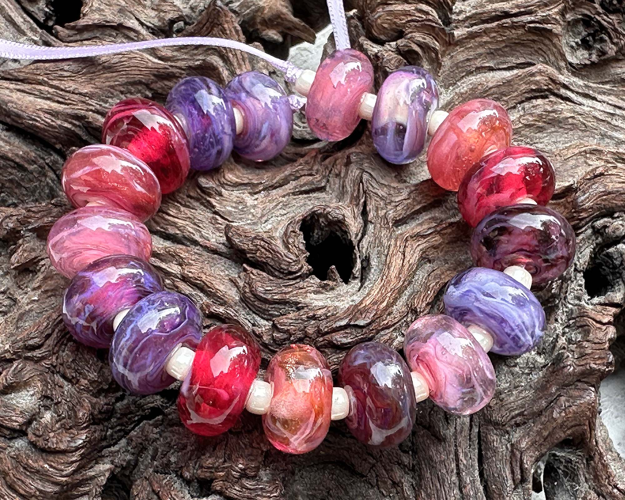 17-pink-purple-swirls-lampwork-beads-set-sra-1