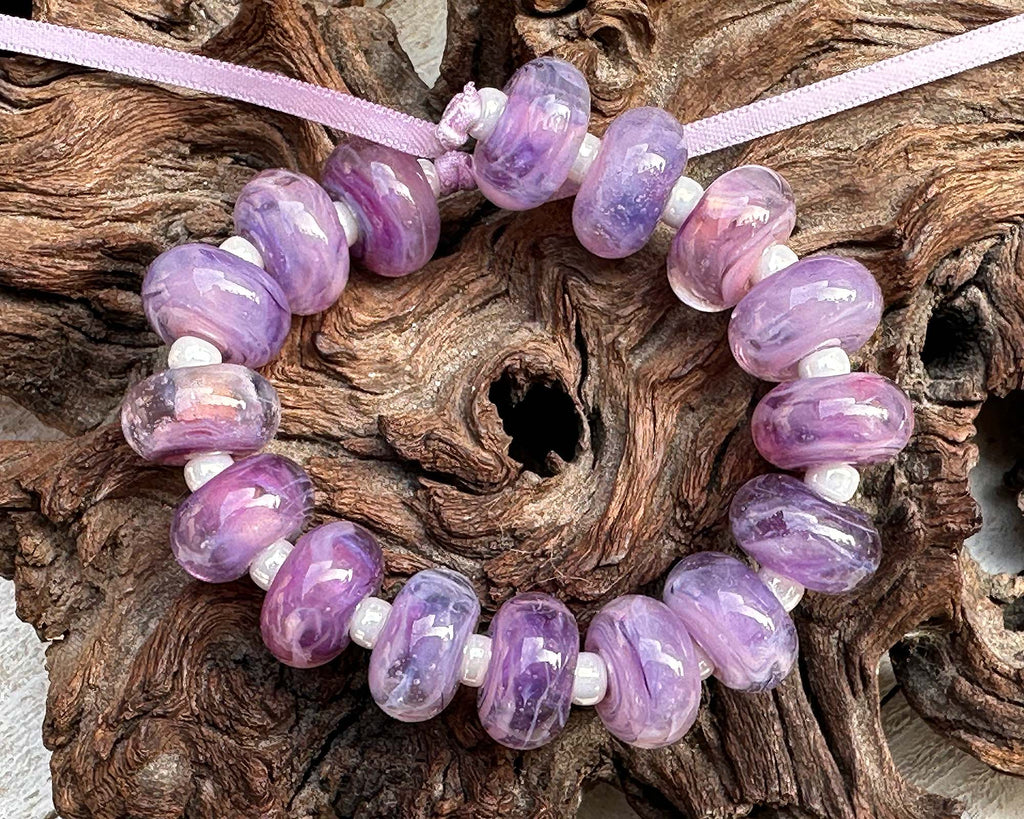 purple lampwork