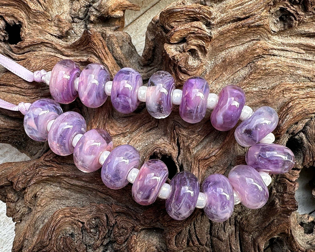 purple lampwork