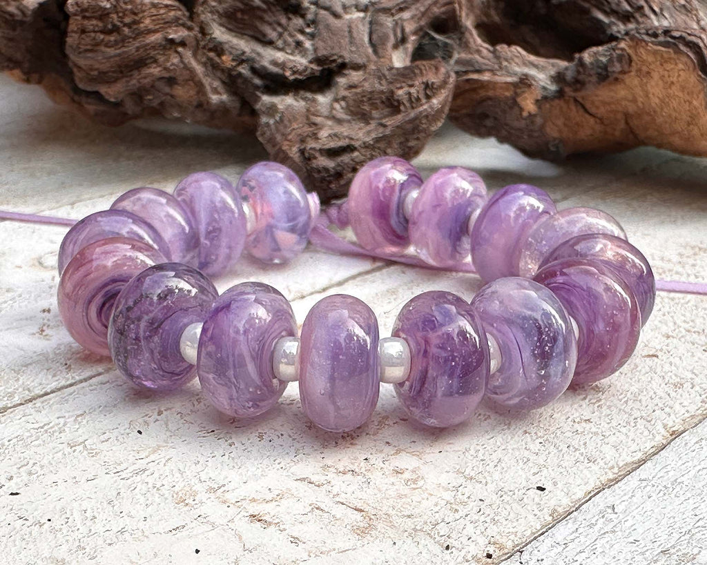 purple lampwork