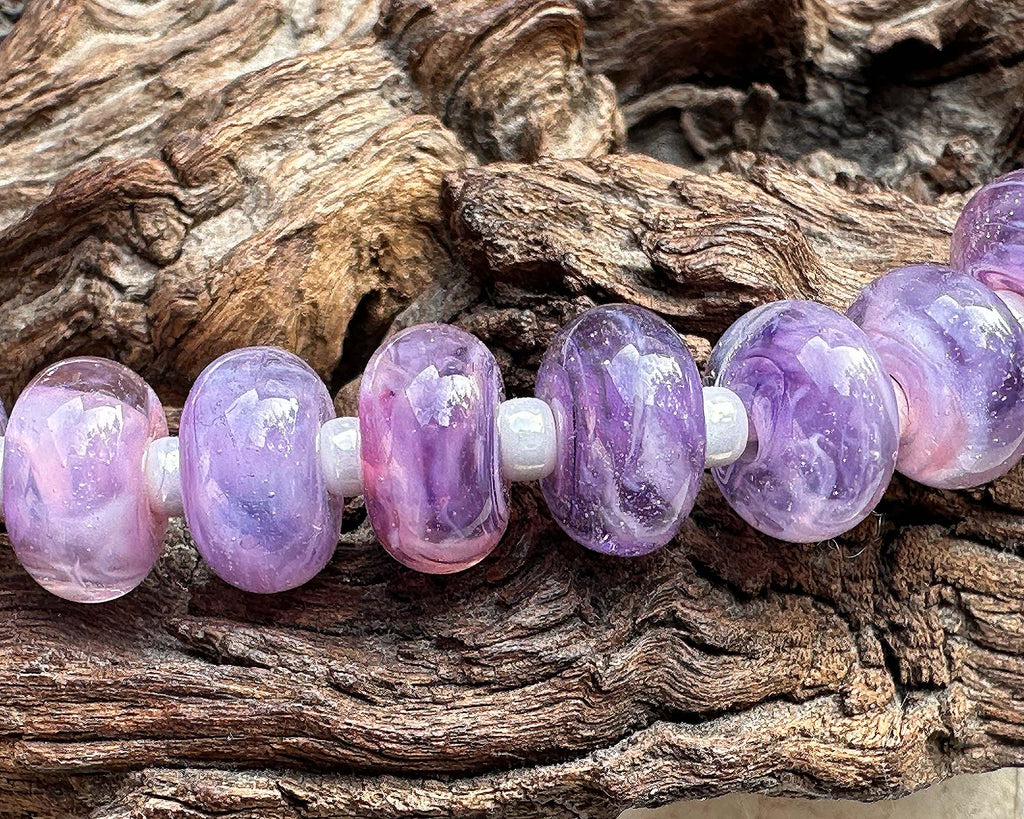 purple lampwork