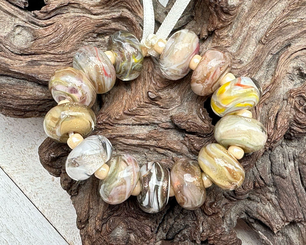 neutral lampwork beads