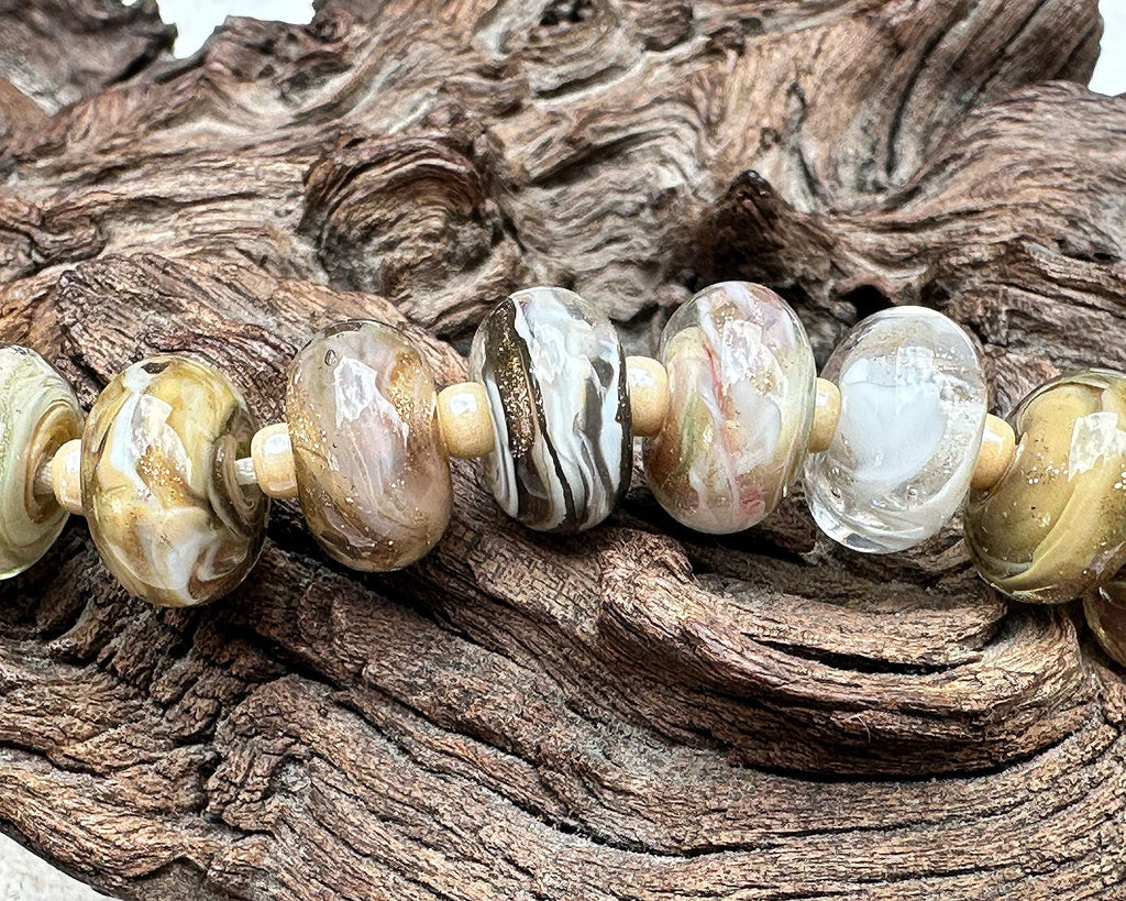 neutral lampwork beads