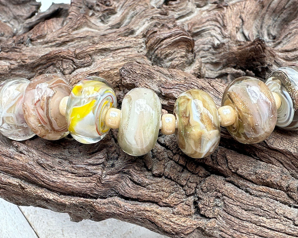 neutral lampwork beads