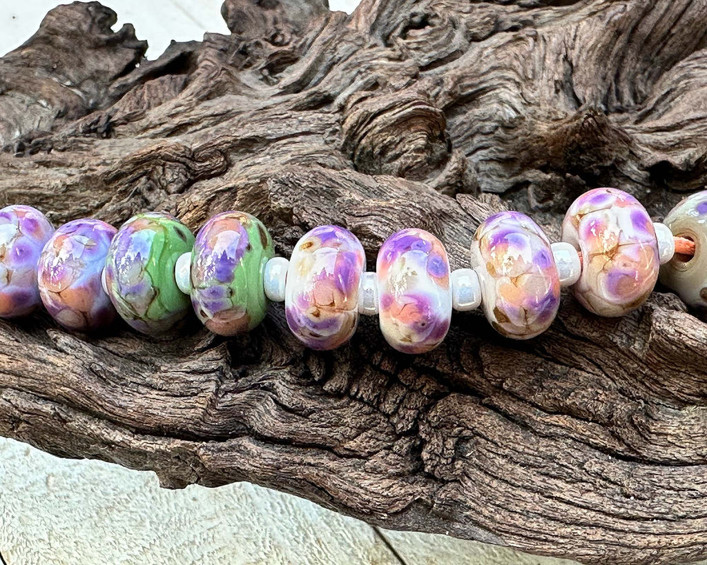 orchid peach frit blend