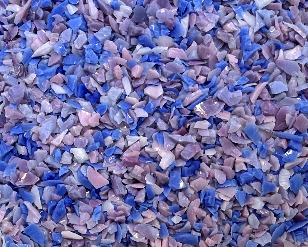 tanzanite blue frit blend