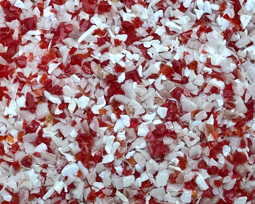 vintage holiday lights frit blend