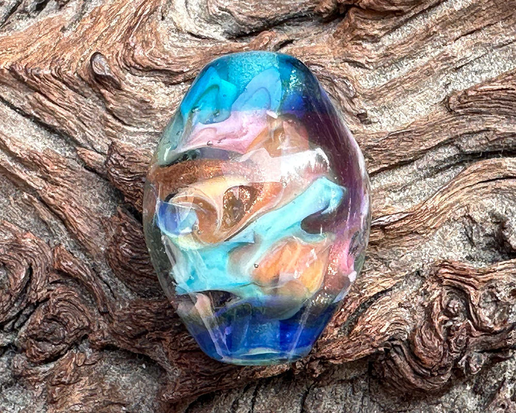 colorful focal bead