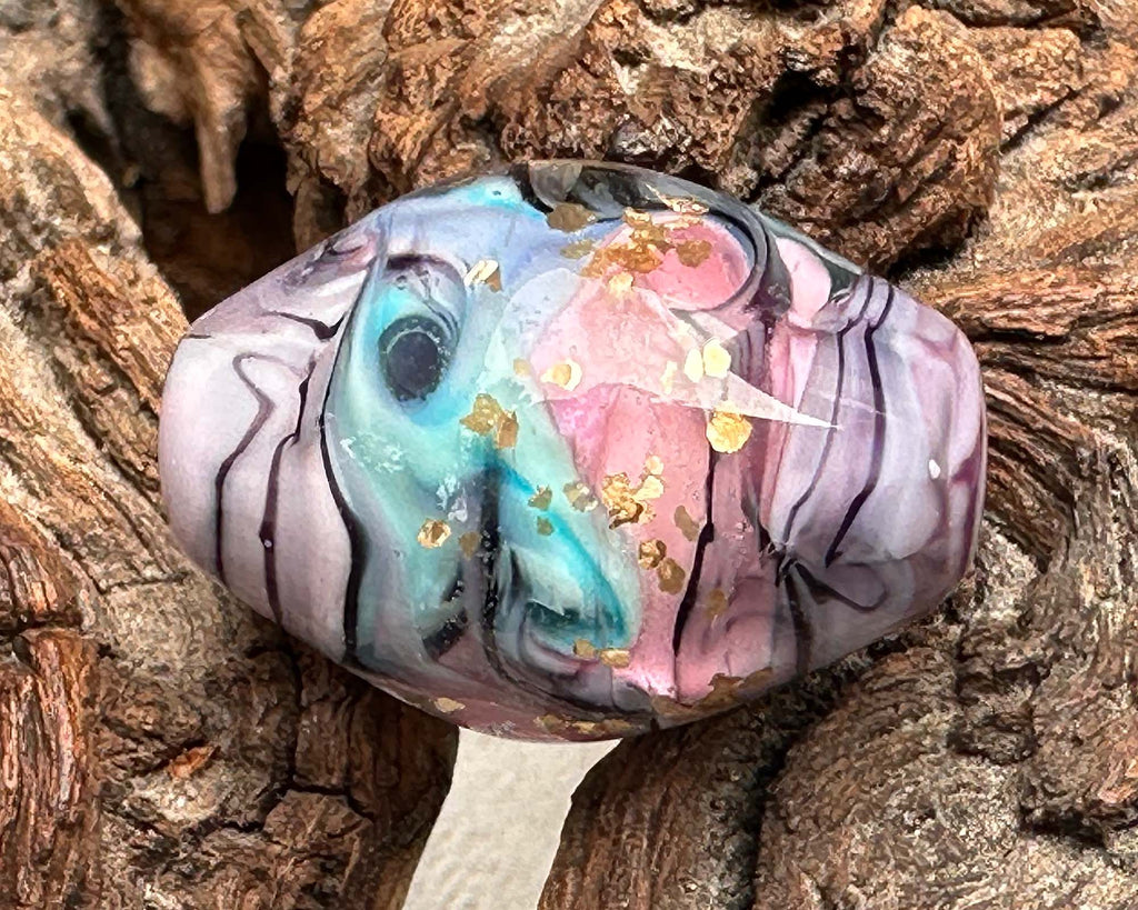 purple focal bead