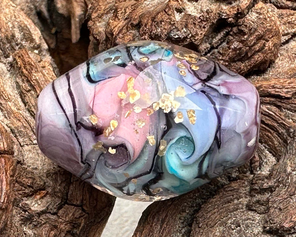 purple focal bead