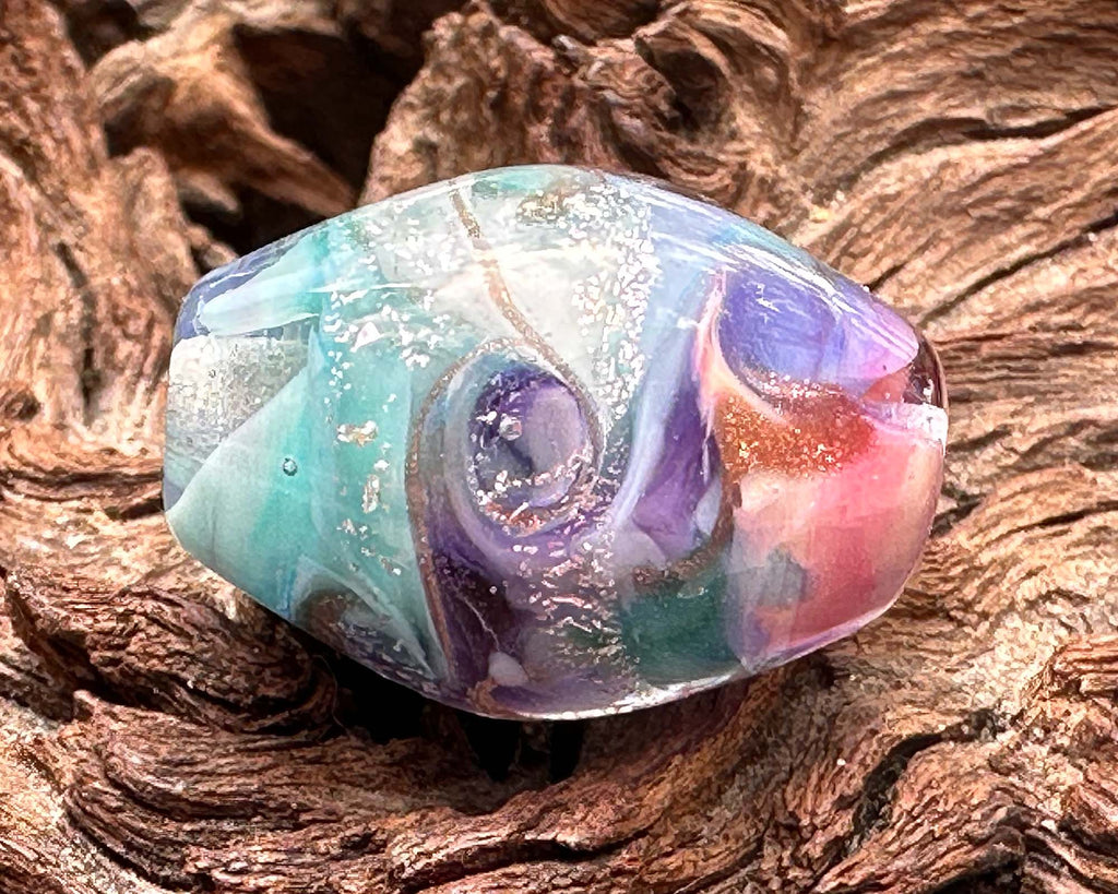 dichroic lampwork beads