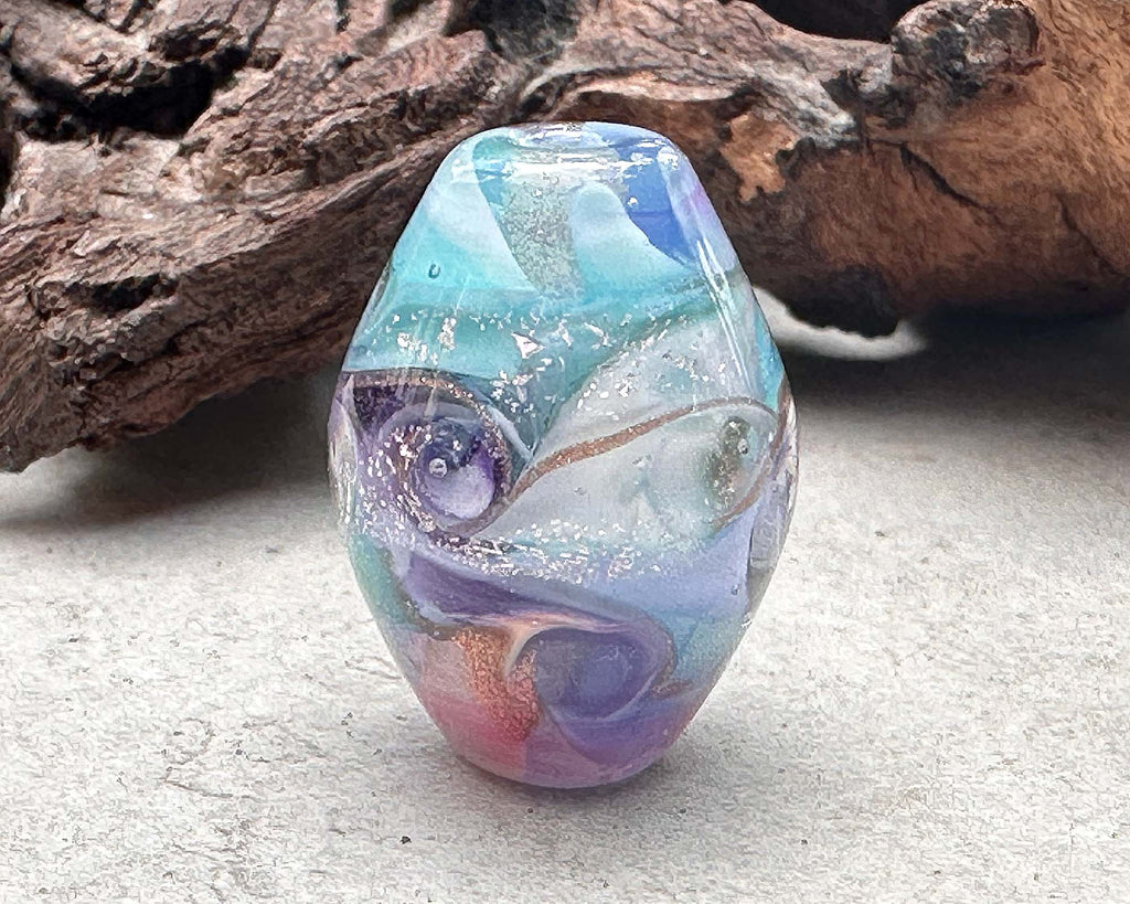 dichroic lampwork beads