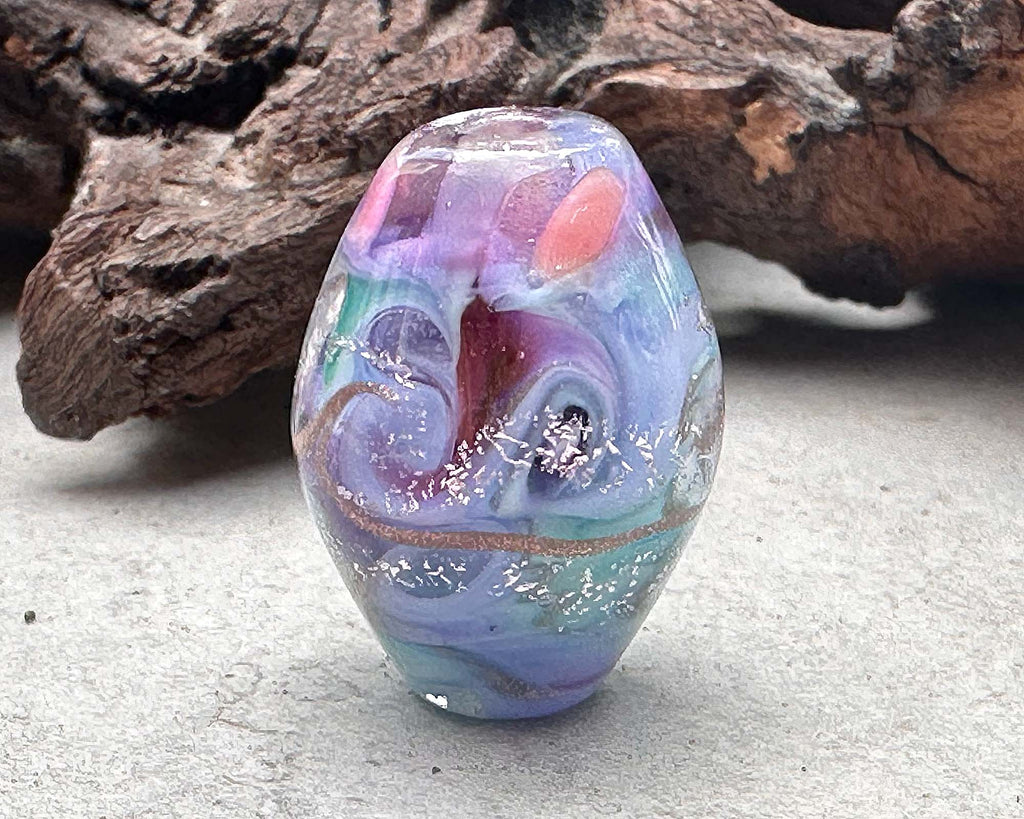 dichroic lampwork beads