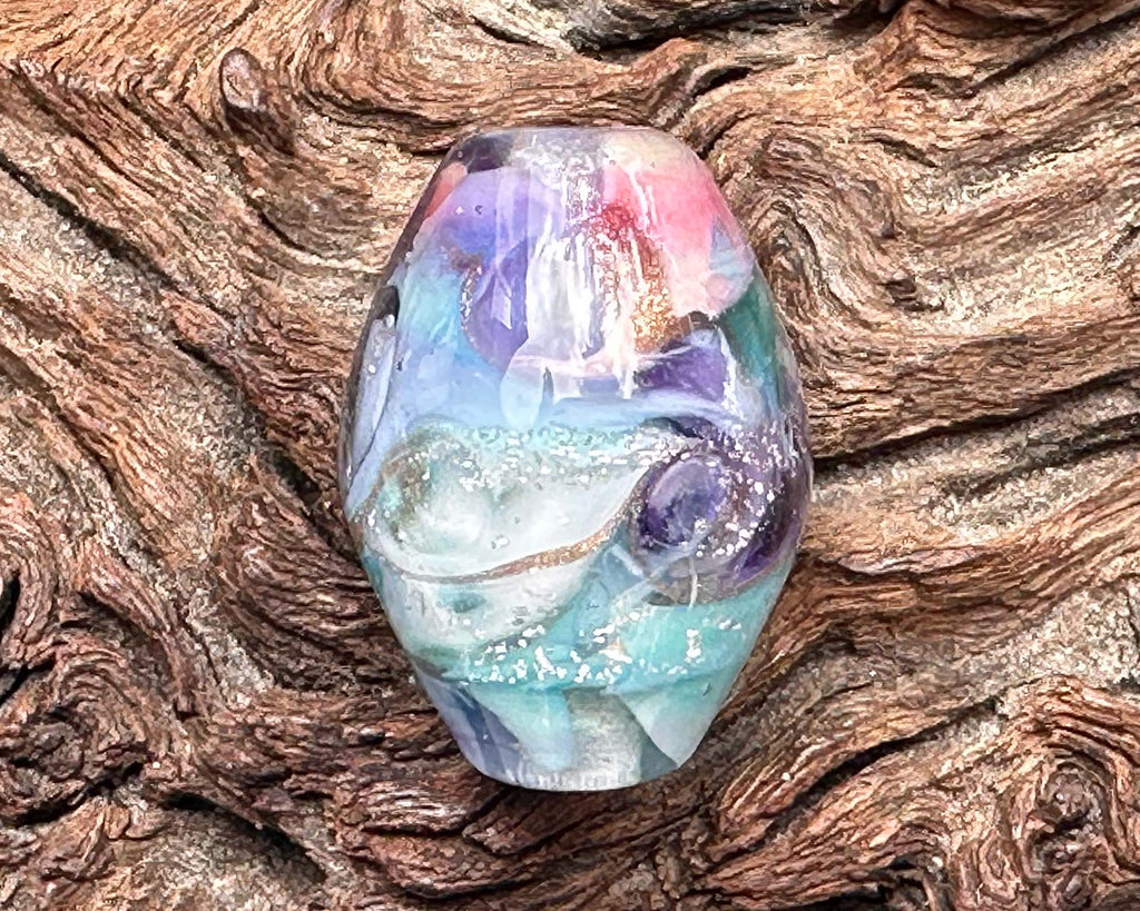 dichroic lampwork beads