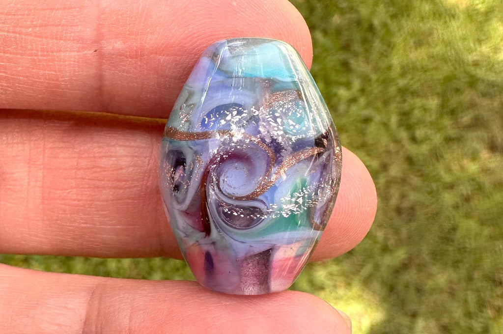 dichroic lampwork beads