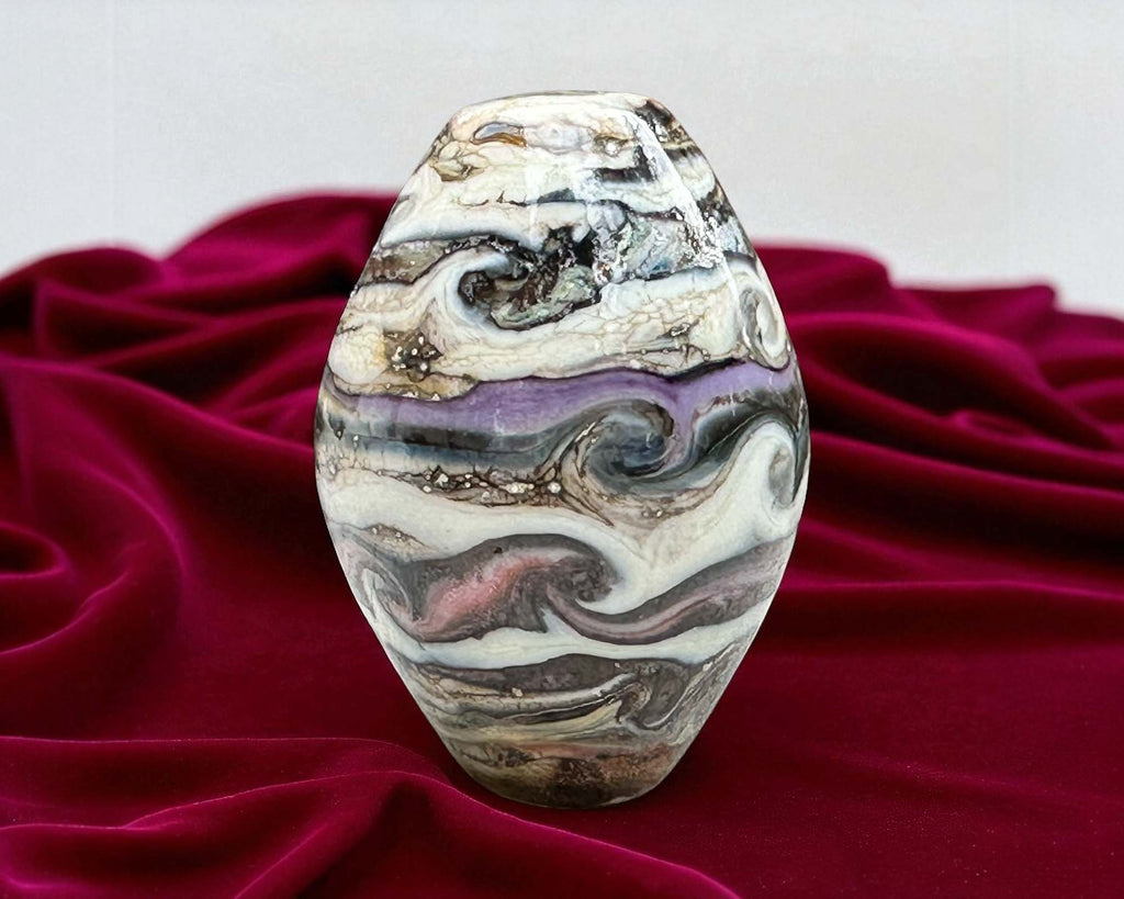 organic  lampwork beads