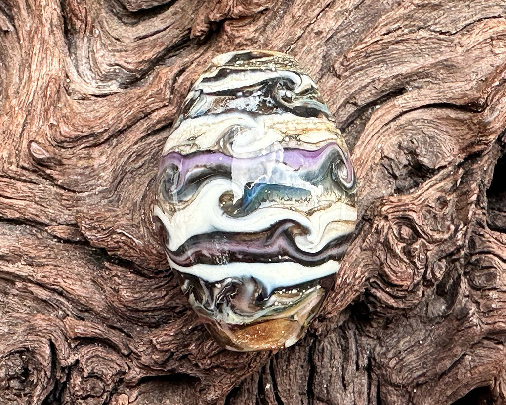 organic  lampwork beads