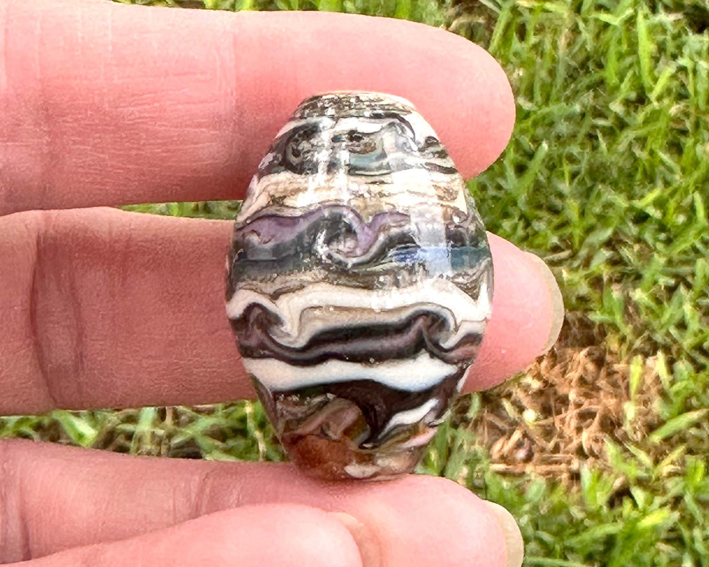 organic  lampwork beads