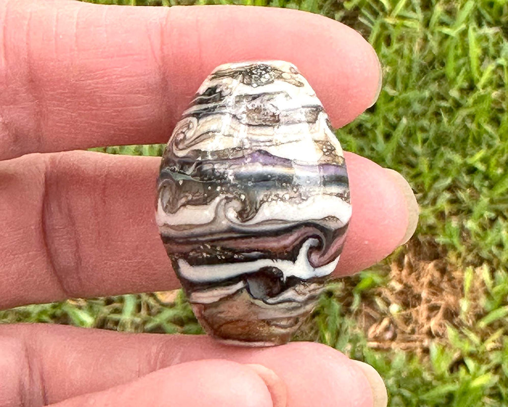 organic  lampwork beads