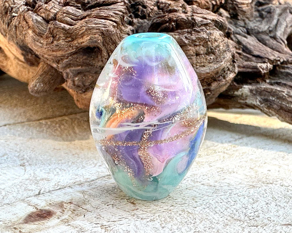 pastel focal bead