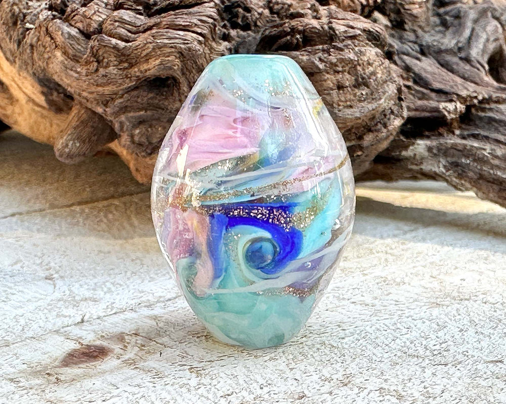 pastel focal bead