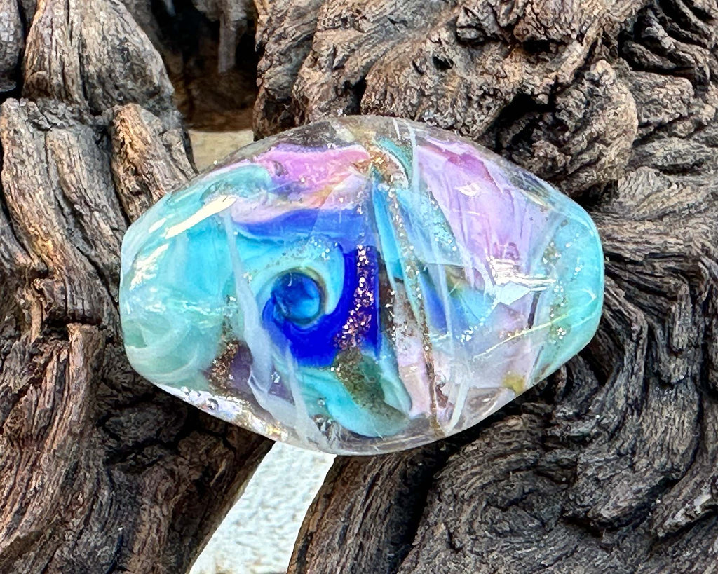 pastel focal bead