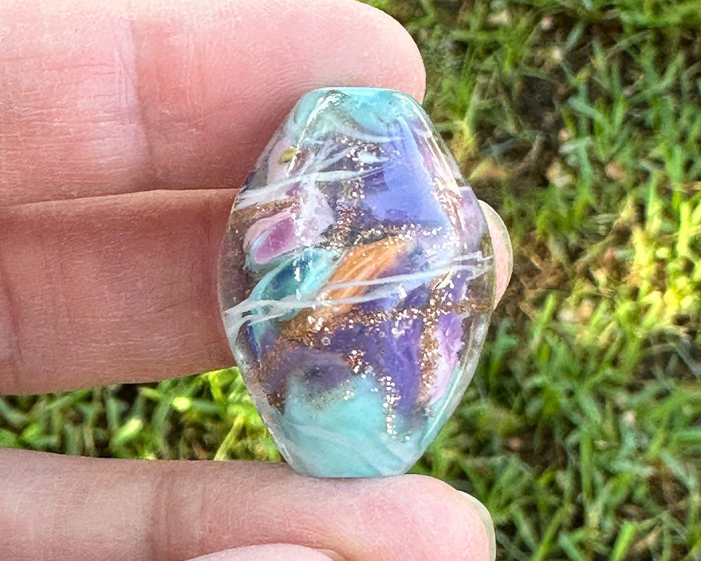 pastel focal bead