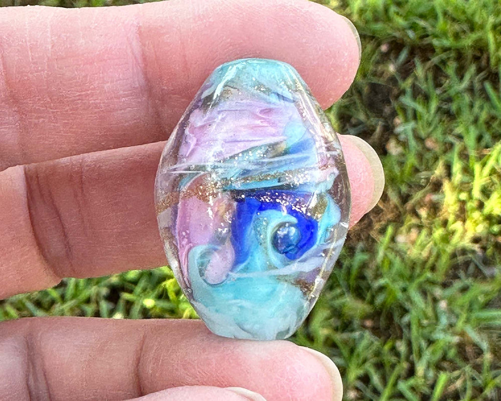 pastel focal bead