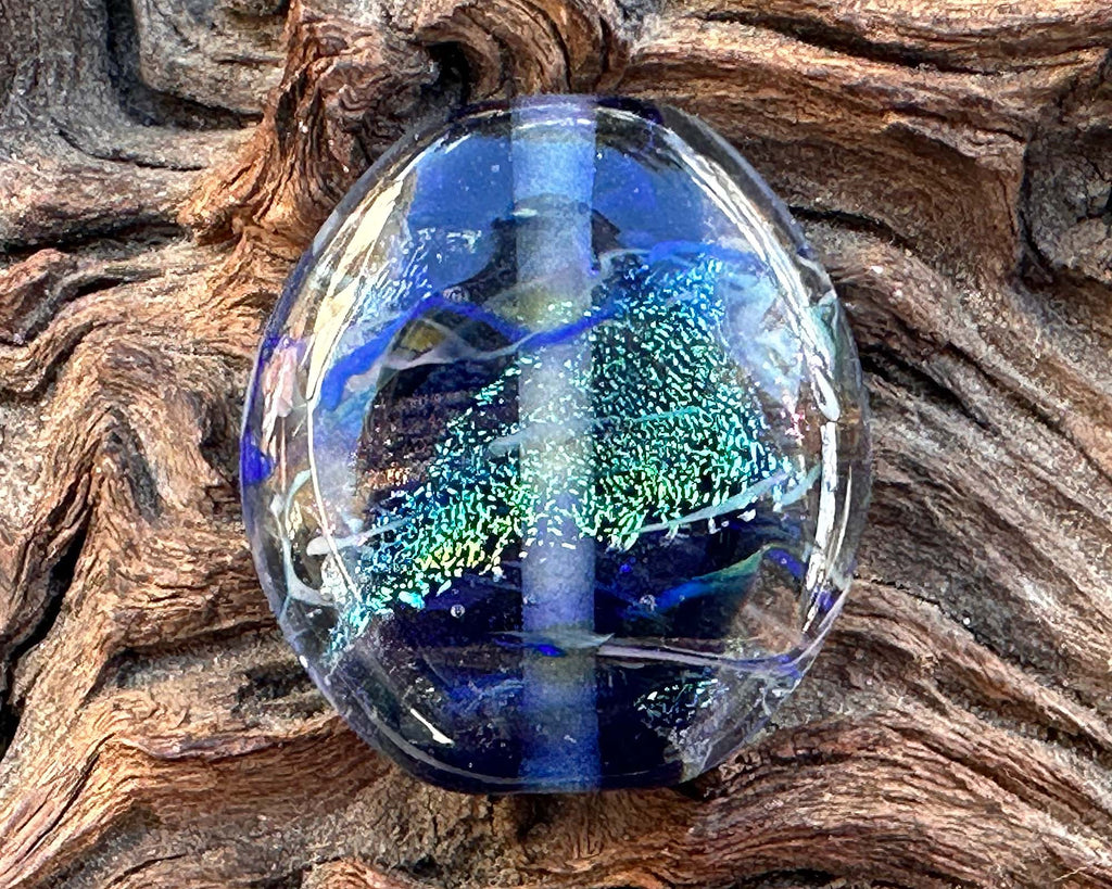 blue dichroic bead