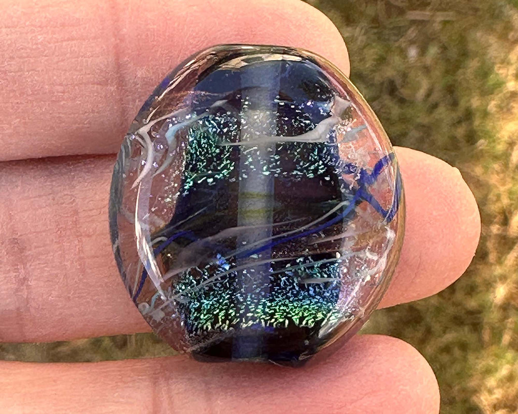 blue dichroic bead