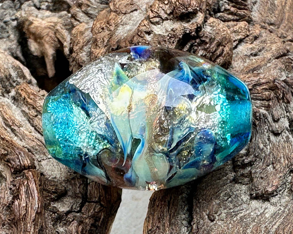 blue focal bead