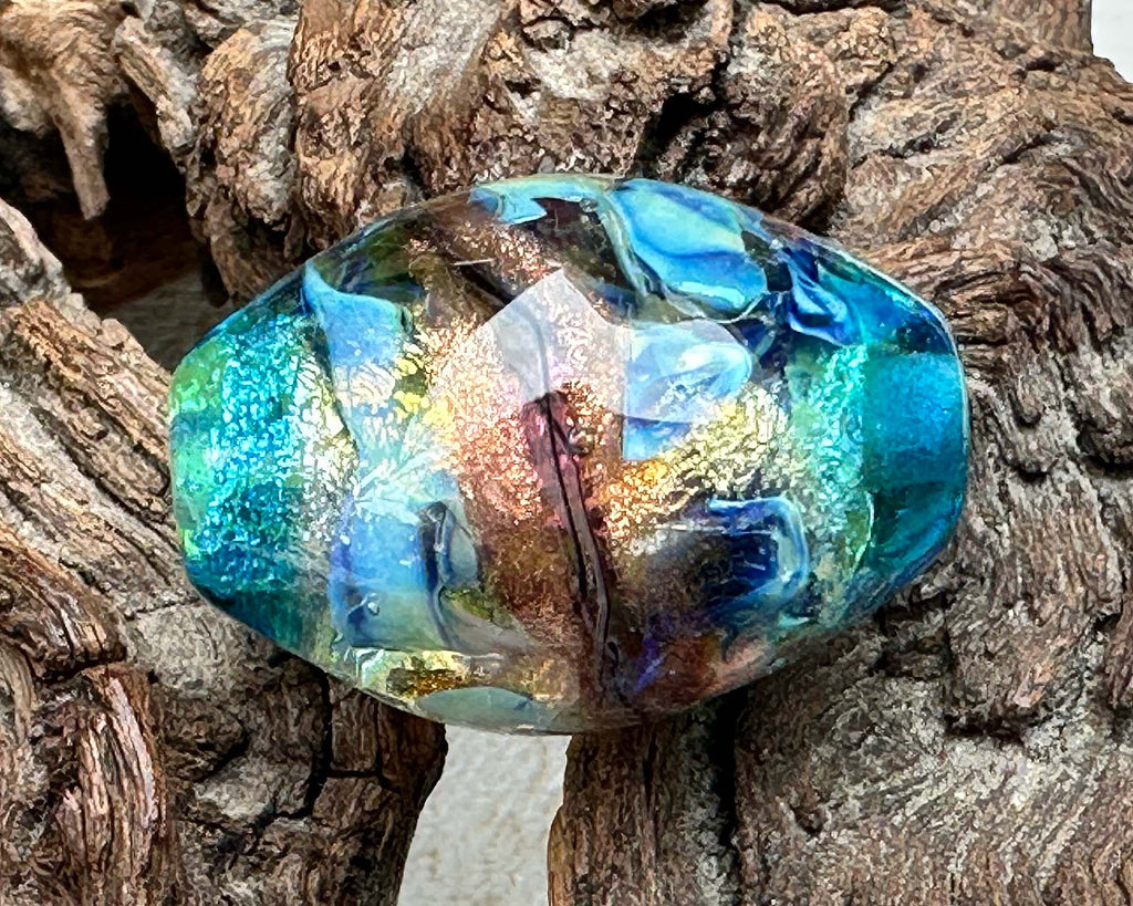blue focal bead