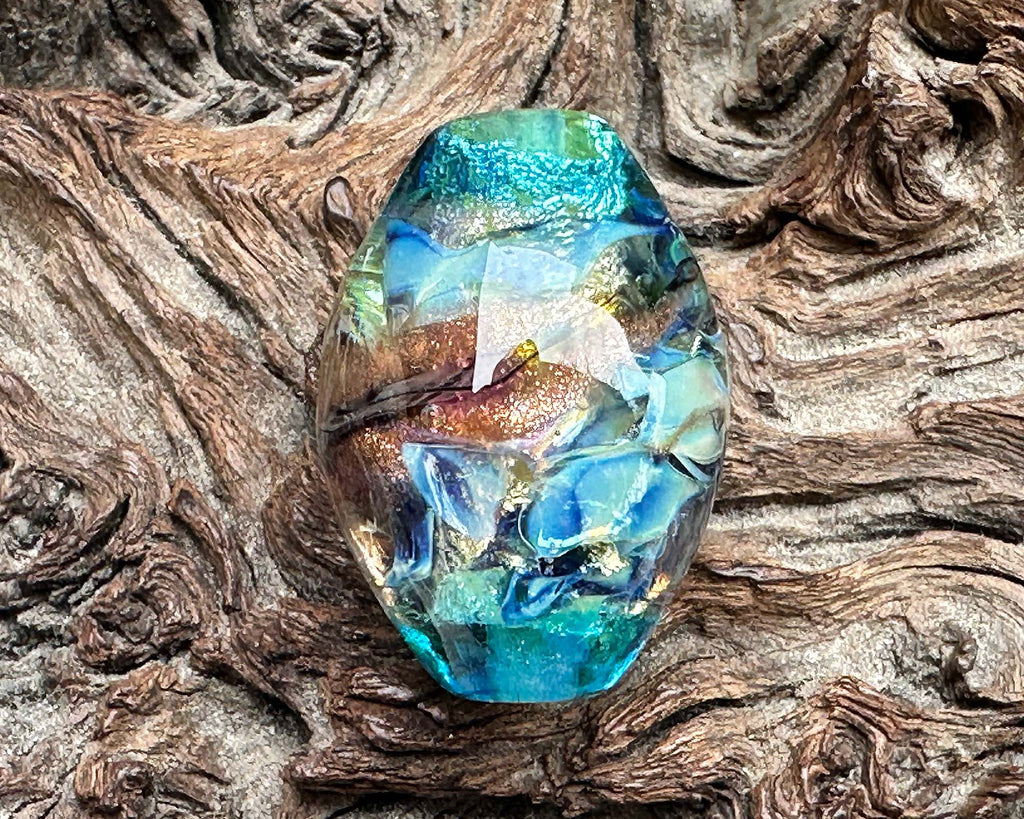 blue focal bead