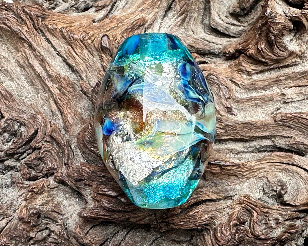blue focal bead