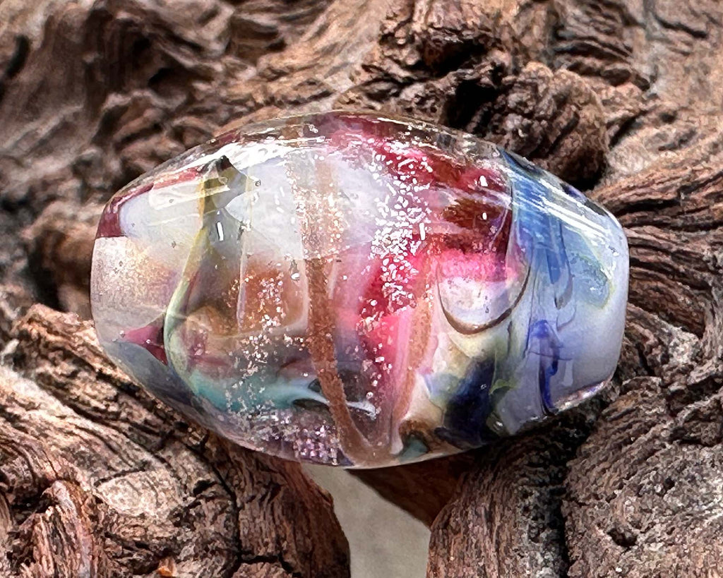 dichroic lampwork beads