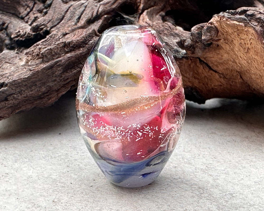 dichroic lampwork beads