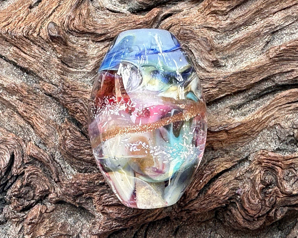 dichroic lampwork beads