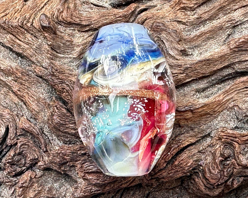 dichroic lampwork beads