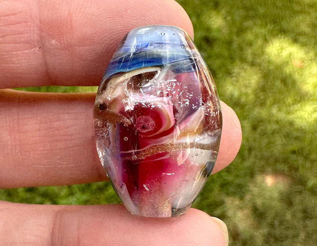 dichroic lampwork beads
