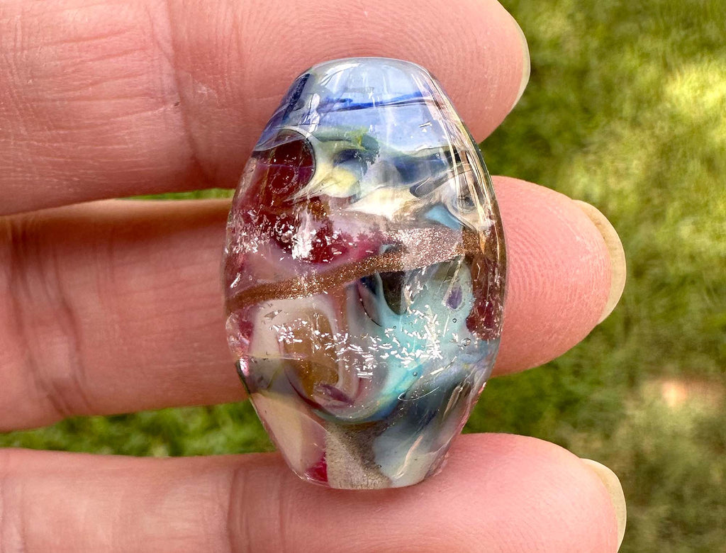 dichroic lampwork beads