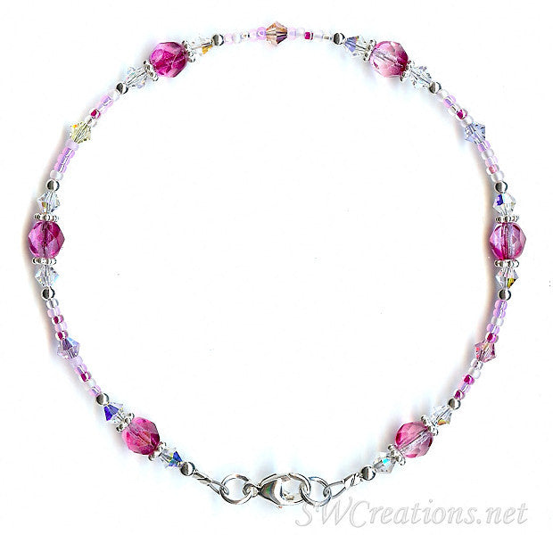 Royal Fandango Pastel Crystal Anklet - SWCreations
