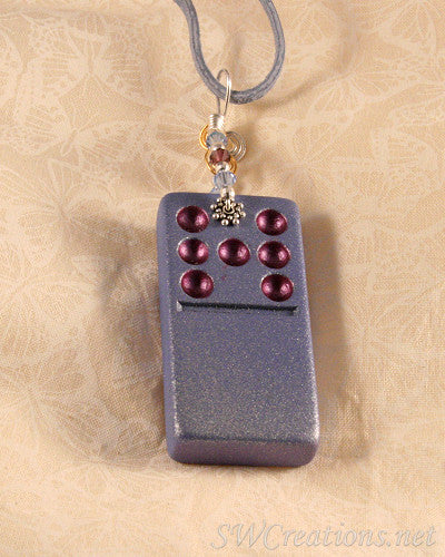 Fleur Lavender Dreams Butterfly Domino Pendant - SWCreations
 - 2