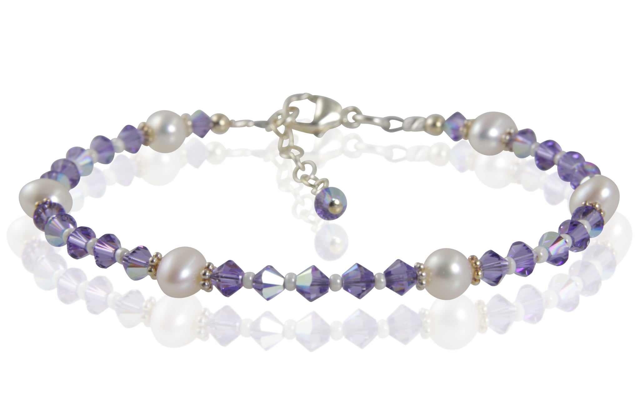 Purple Pearl Bracelet Set With Silver Clasp Background, Lucky, Necklace,  Purple Background Image And Wallpaper for Free Download