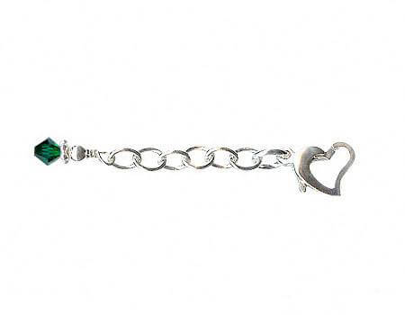 green jewelry extender