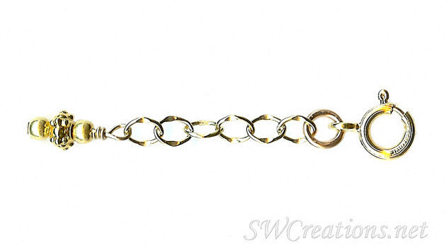 Fancy Eldorado Gold Bracelet Extender - SWCreations
