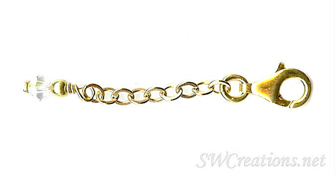 Custom Cats Eye Gold Bracelet Jewelry Extender – SWCreations