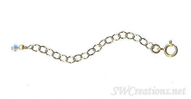 9ct gold 2025 necklace extender