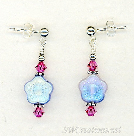 Floral Enchantment Crystal Earrings - SWCreations
