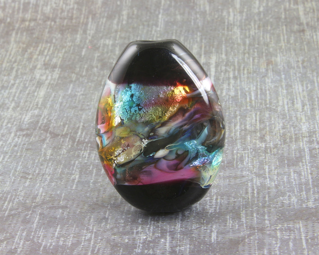 bollywood lampwork bead