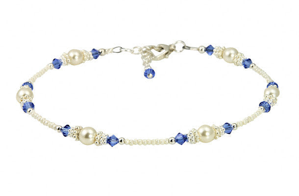 Something Blue Anklets Wedding Anklets SWCreations